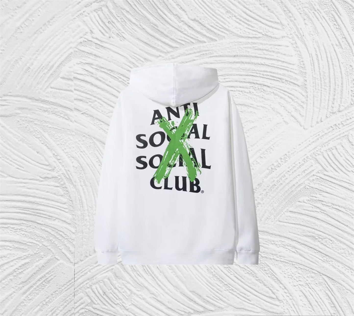 ❎Anti Social Social Club Canceled Remix Hoodie 'White' 