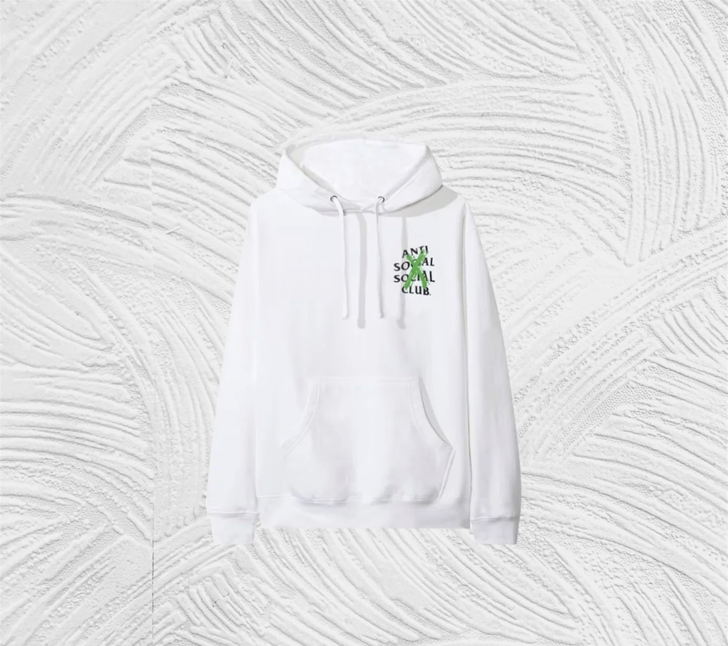 ❎Anti Social Social Club Canceled Remix Hoodie 'White' 