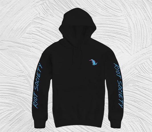 🦕Hoodie Dinosaurio Azul-Riot society