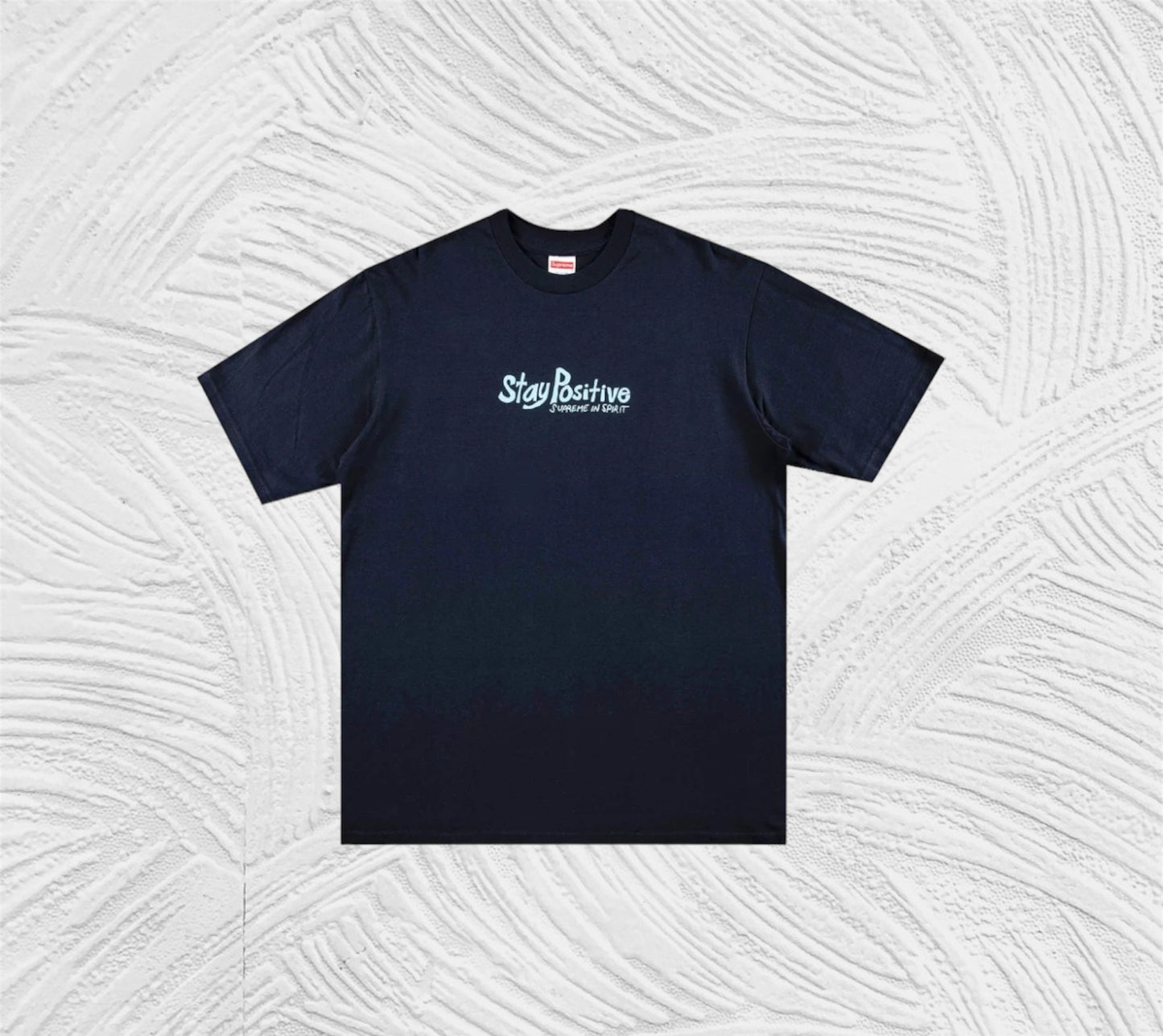 😃🧊Supreme Stay Positive Tee 'Navy'